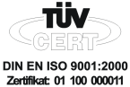 TÜV CERT DIN EN 9001:2000